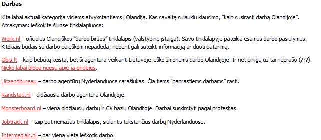 Darbo skelbimų tinklalapiai